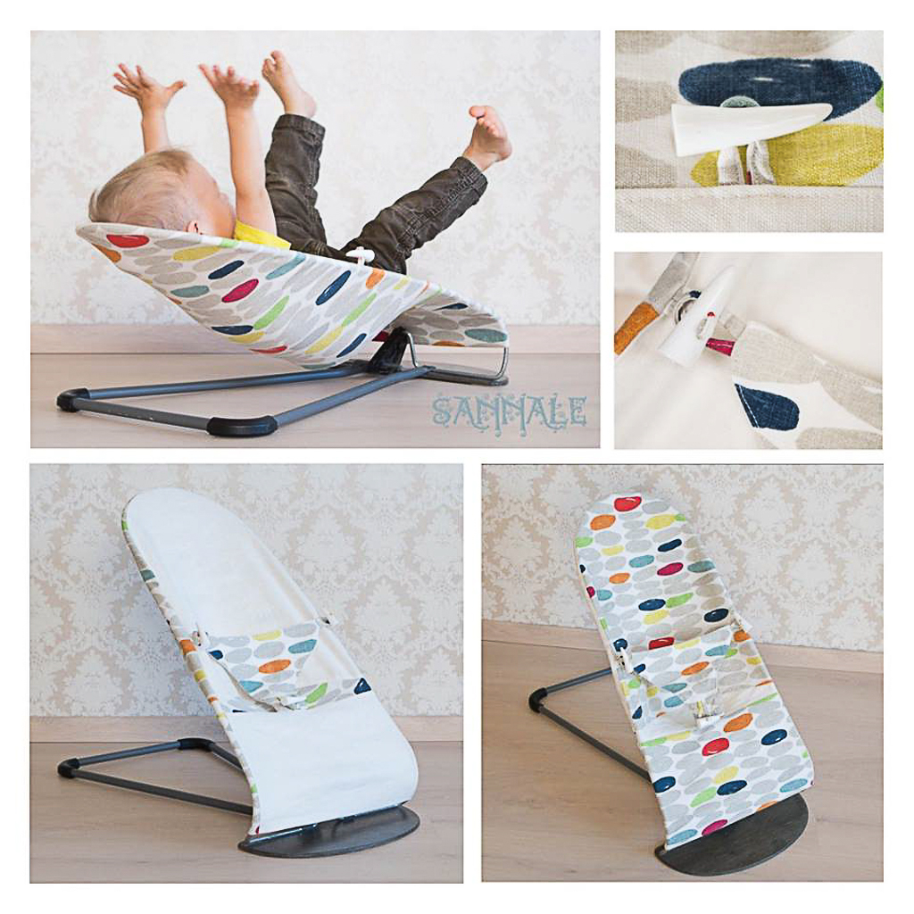 Sannale lamamistooli vahetuskate, loodud kasutamiseks koos Babybjörn lamamistooliga