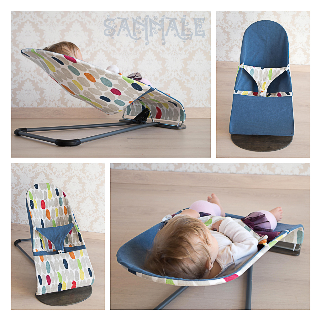 Sannale lamamistooli vahetuskate, loodud kasutamiseks koos Babybjörn lamamistooliga