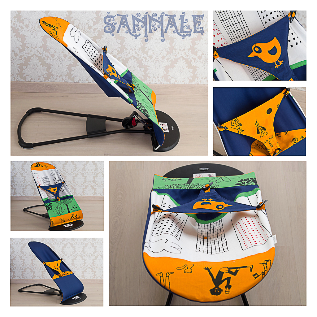 Sannale lamamistooli vahetuskate ,kasutamiseks koos Babybjörn lamamistooliga