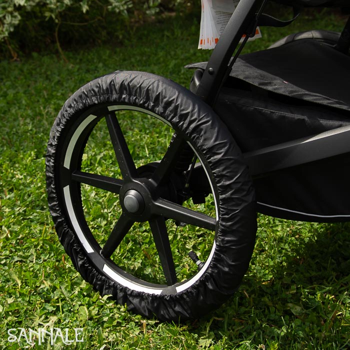 Sannale wheel covers designed for use with Thule Urban Glide 4 trolley-2 Sannale wheel covers designed for use with Thule Urban Glide 4 trolley
