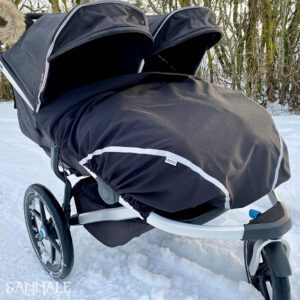 Sannale jalakate loodud kasutamiseks koos Thule Double käruga