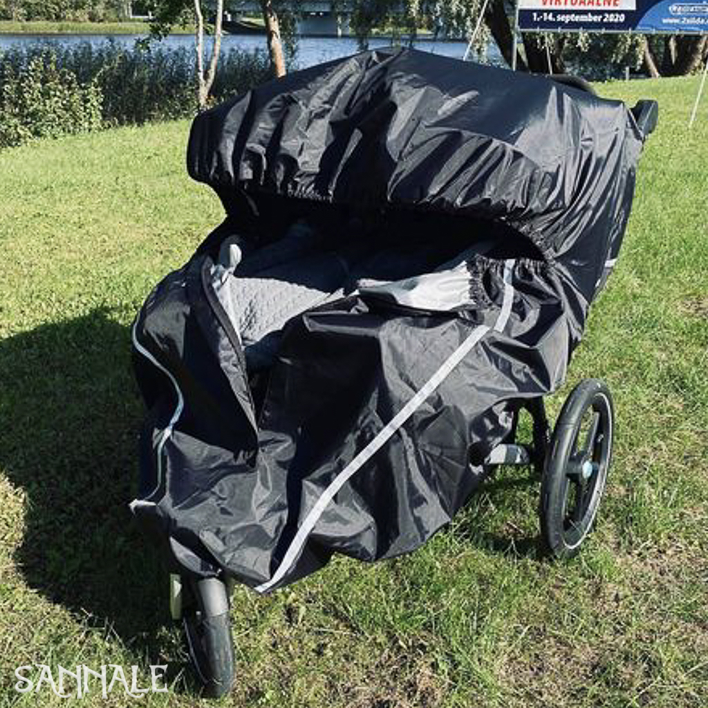 Sanna rain cover, designed for use with Thule Double trolley Sanna rain cover, designed for use with Thule Double trolley