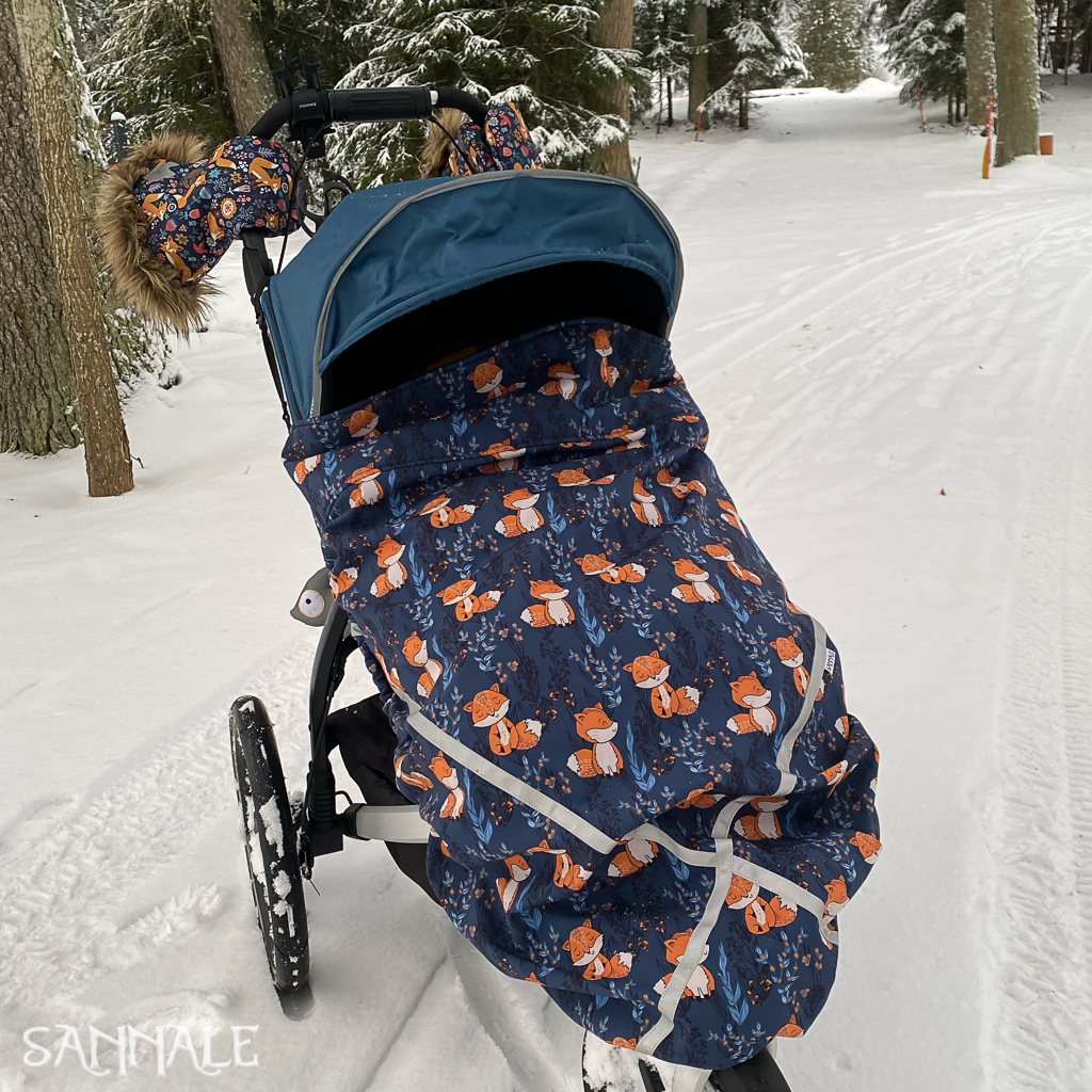 Sannale jalakate koos Thule Urban Glide 2 käruga. Pikk mudel.