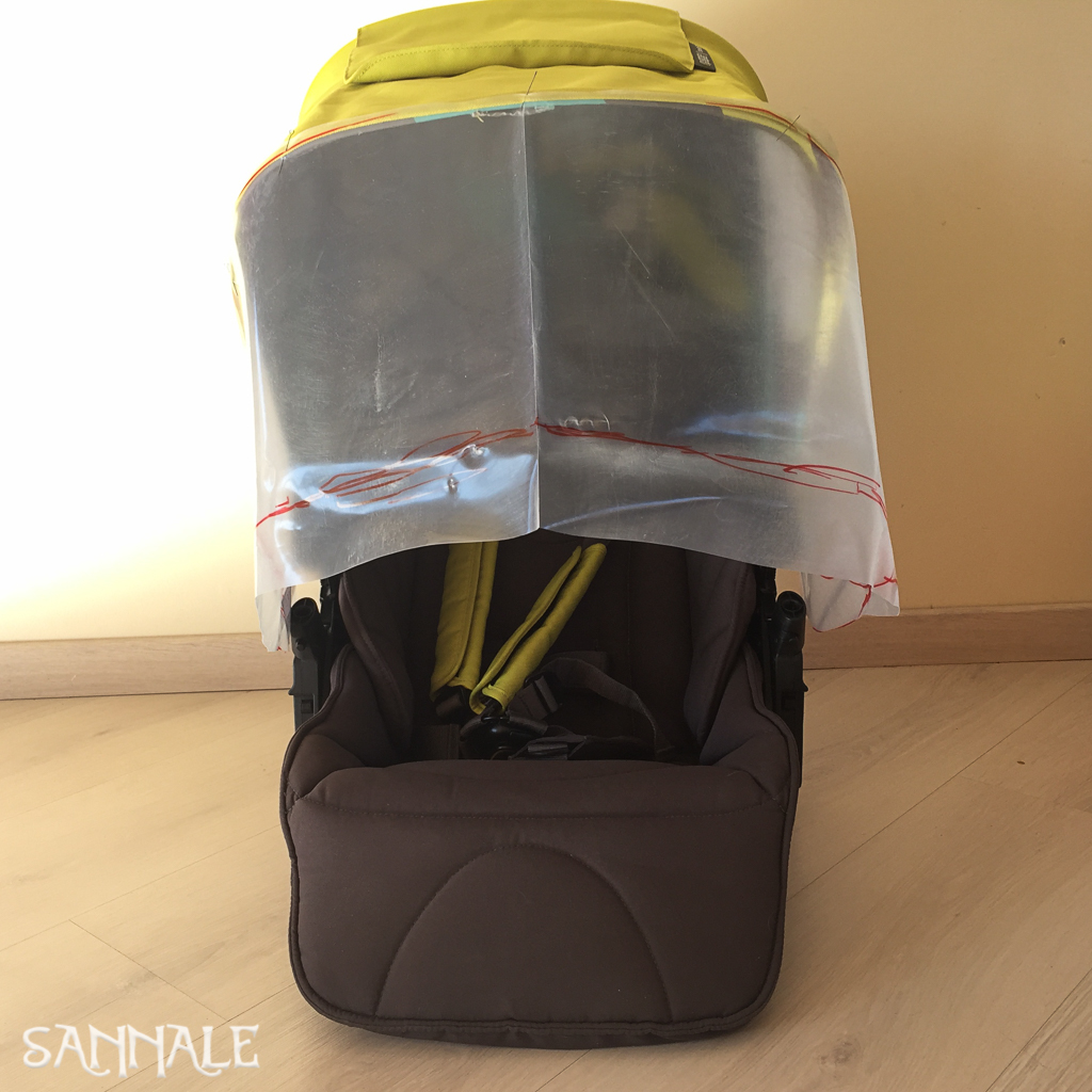 Sannale univeraalne käru kaarvarju pikendus