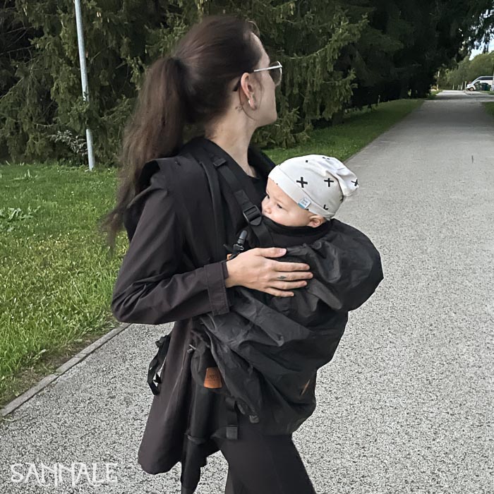 Baby carrier bag raincoat-11