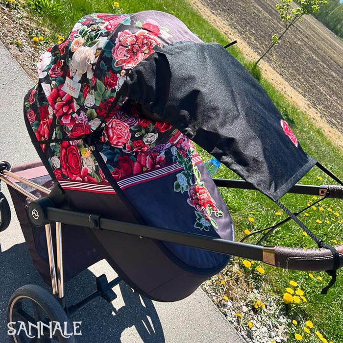 Sannale päikesevari kärule-4 Päikesekate
