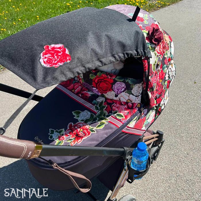 Sannale päikesevari kärule Päikesekate