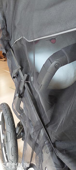 Sannale putukavõrk loodud kasutamiseks koos Thule Urban Glide 3 Double käruga