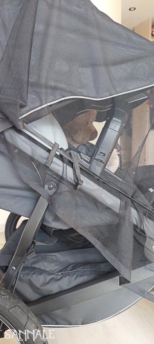 Sannale putukavõrk loodud kasutamiseks koos Thule Urban Glide 3 Double käruga